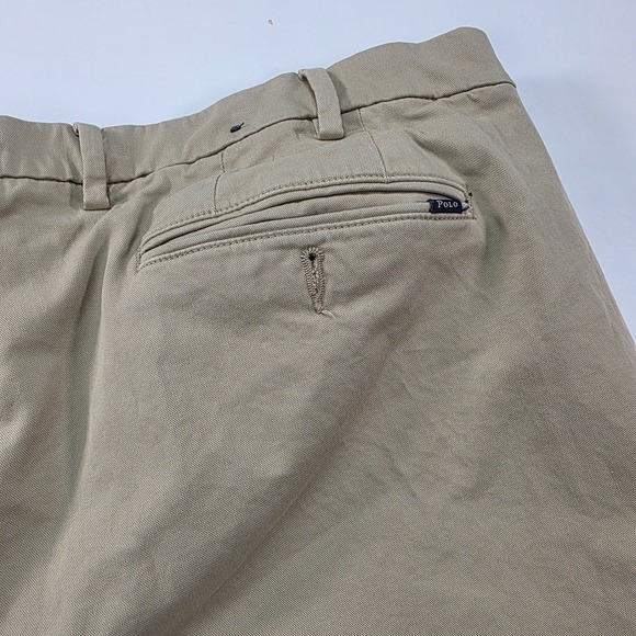 Mens Polo Ralph Lauren Beige Wynton Stretch Slim Tapered Fit W40xL30 Chino - Picture 7 of 7